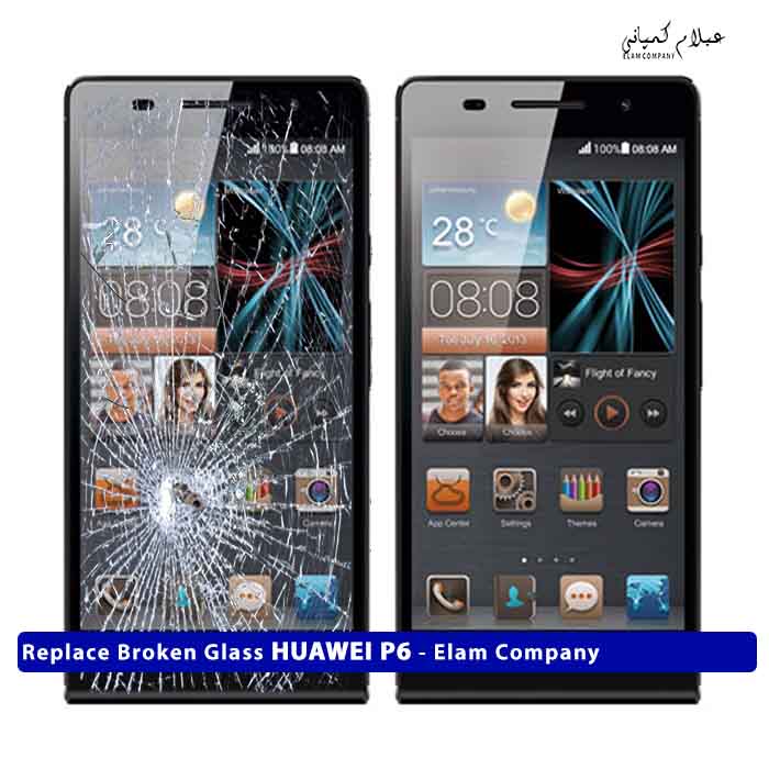 تعویض گلس تاچ ال سی دی هواوی HUAWEI P6 – ضمانتی و بدون ریسک