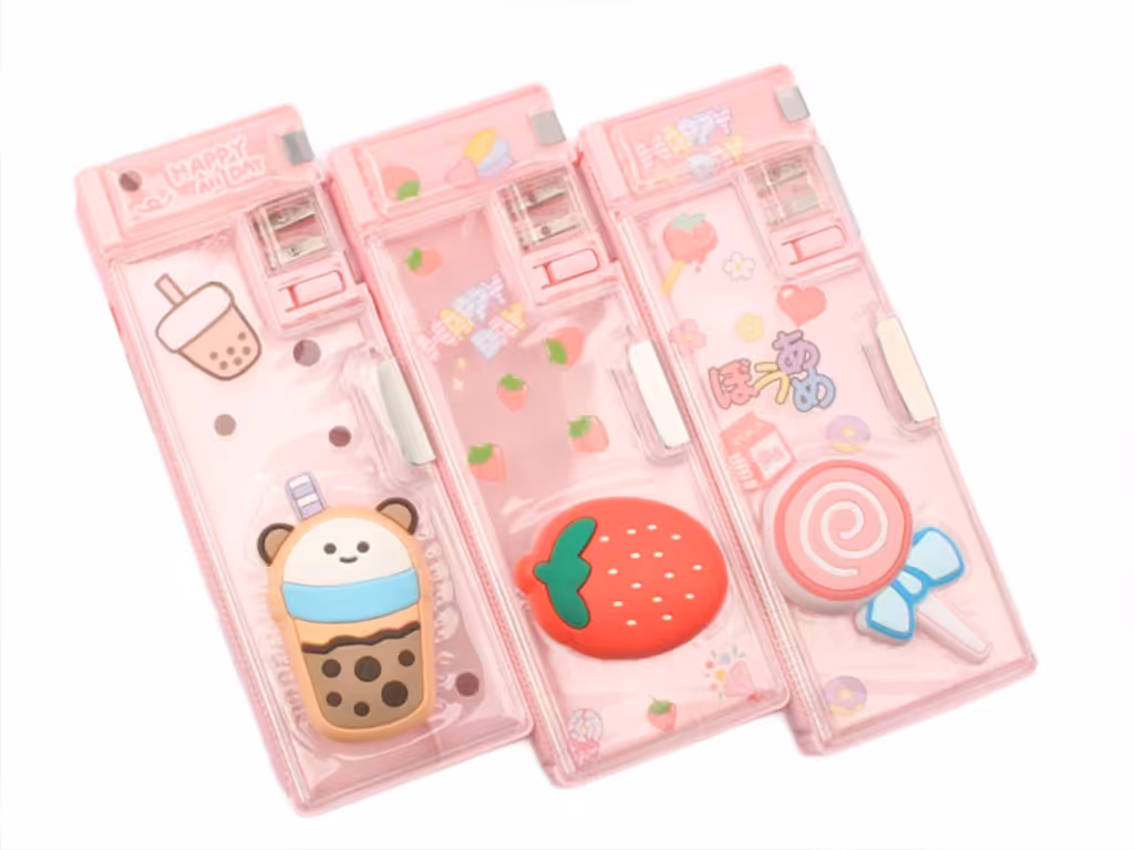 جامدادی دکمه ای طرح برجسته فانتزی