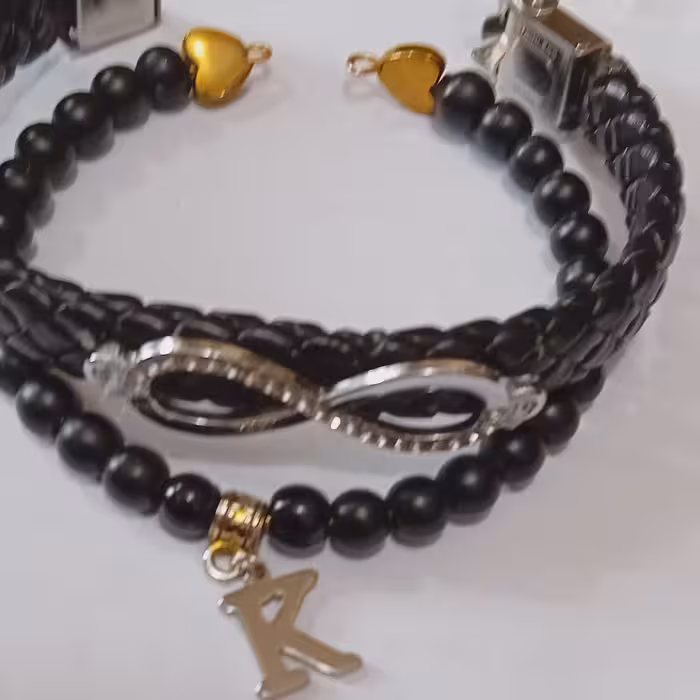 دستبند چرم کد 2629