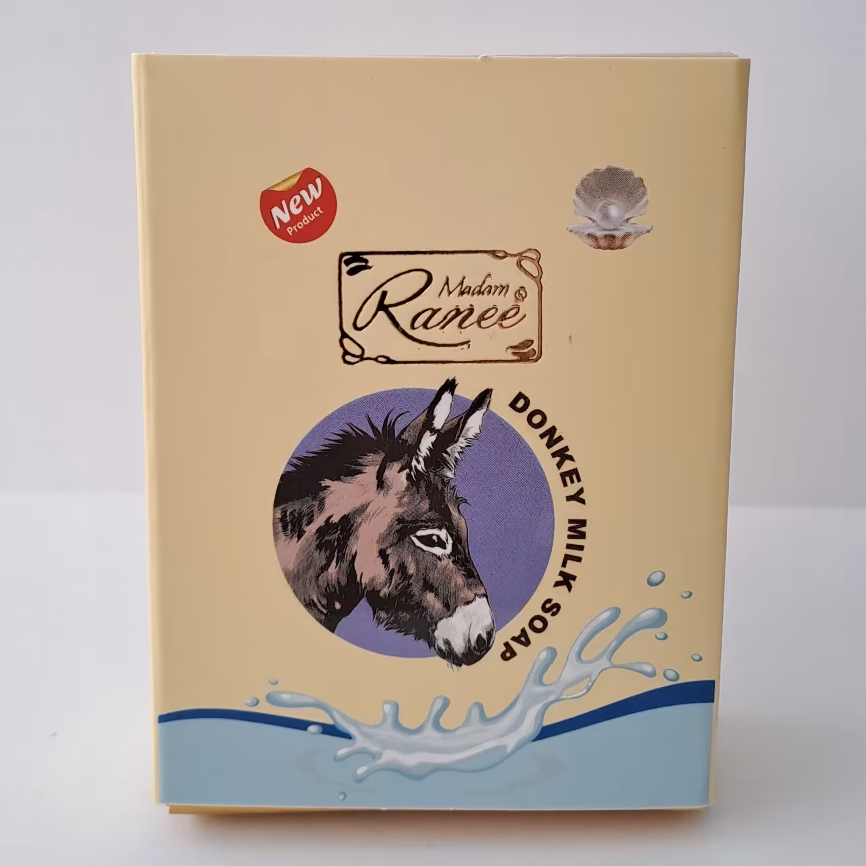 صابون شیر الاغ برند مادام رانی پاک کننده و سفید کننده صورت مناسب مصرف روزانه