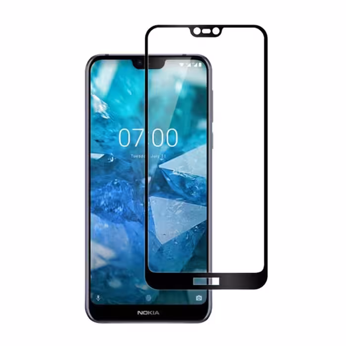 گلس نوکیا nokia 7.1 محافظ صفحه نمایش فول هفت و یک NOKIA 7.1 خشگیر TA-1085 TA-1095TA-1096 TA-1100 TA-1097