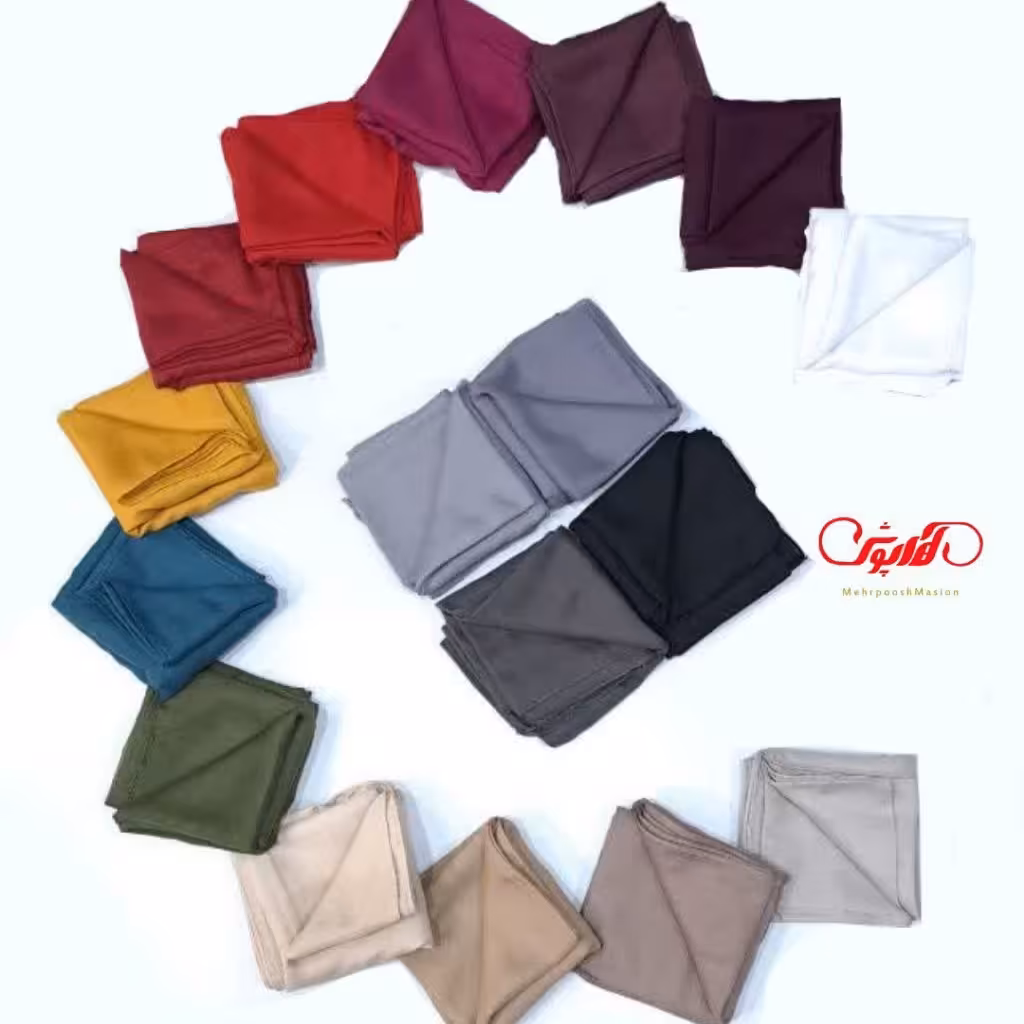 روسری  اسلپ ساده برند 