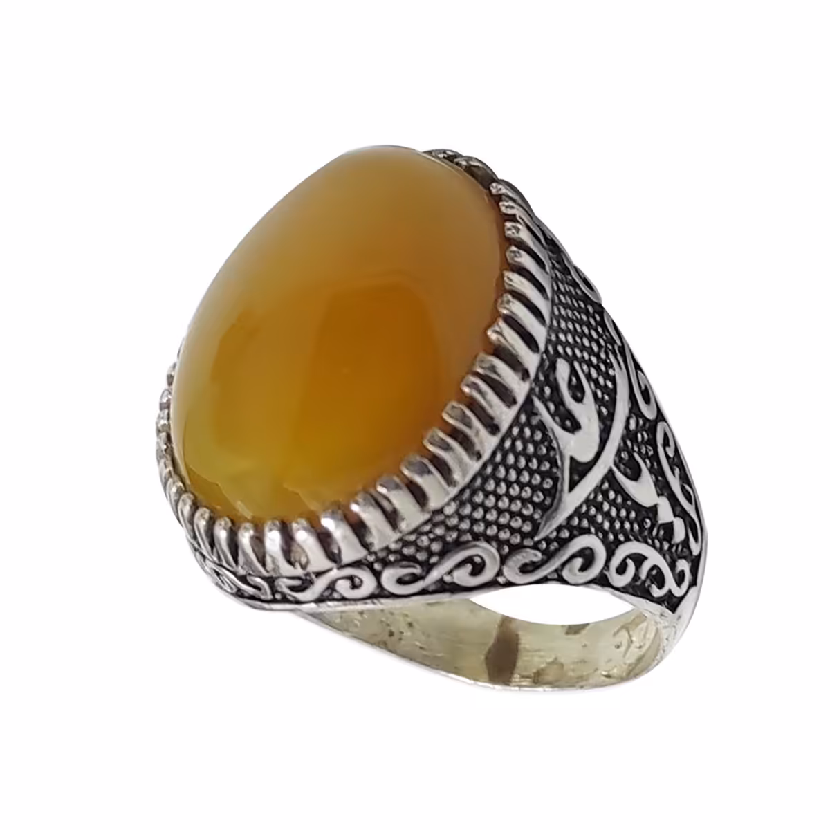 انگشتر نقره مردانه سلین کالا مدل شرف الشمس تیپ M کد Mps-12608122