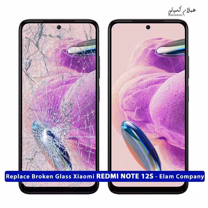 تعویض گلس تاچ ال سی دی شیائومی REDMI NOTE 12S – ضمانتی و بدون ریسک