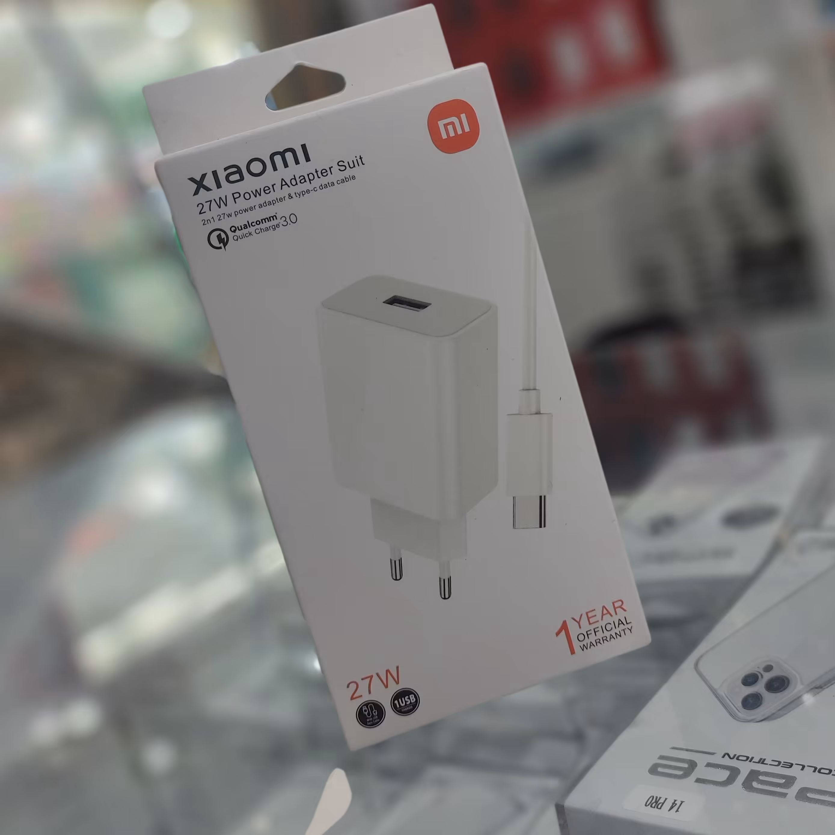 شارژر دیواری مدل شیائومی 27W