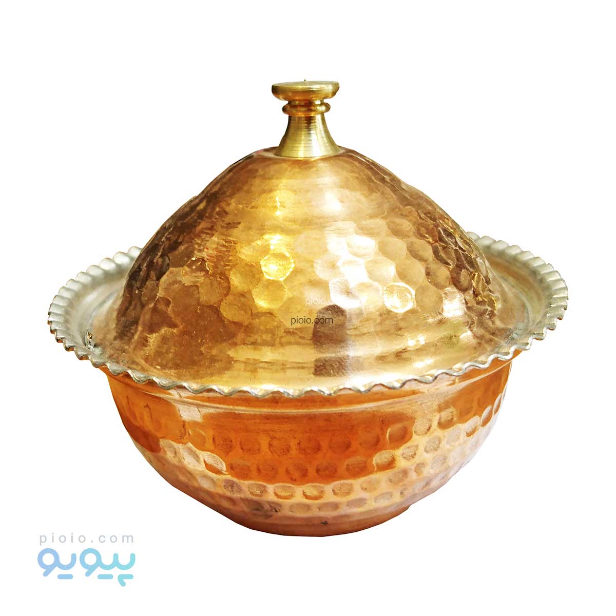 قندان مسی بدون پایه سایز کوچک آیتم 3236