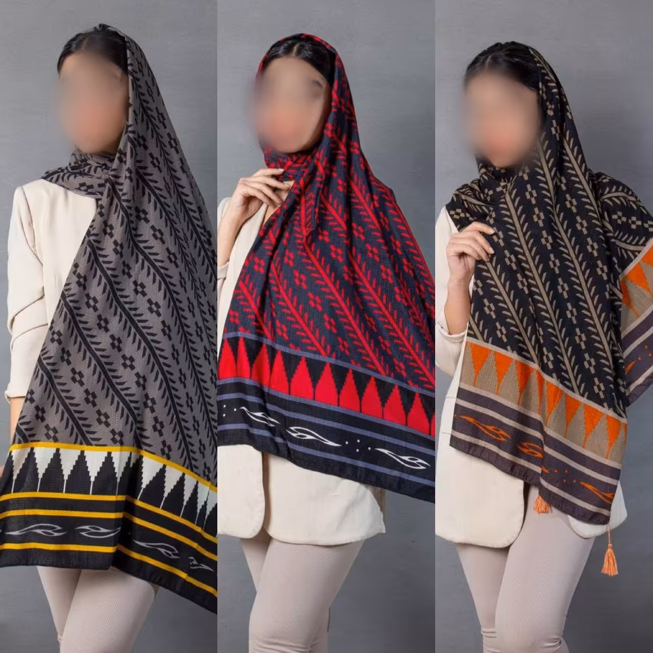 شال عیدانه جنس نخ اعلا