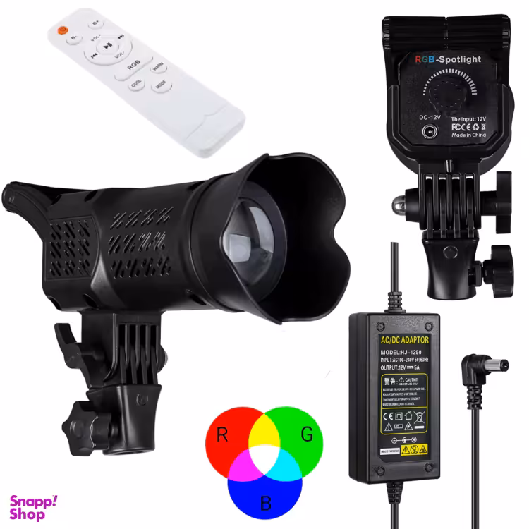 ویدیو لایت مدل Video light FSD-168 RGB به همراه پایه نگهدارنده
