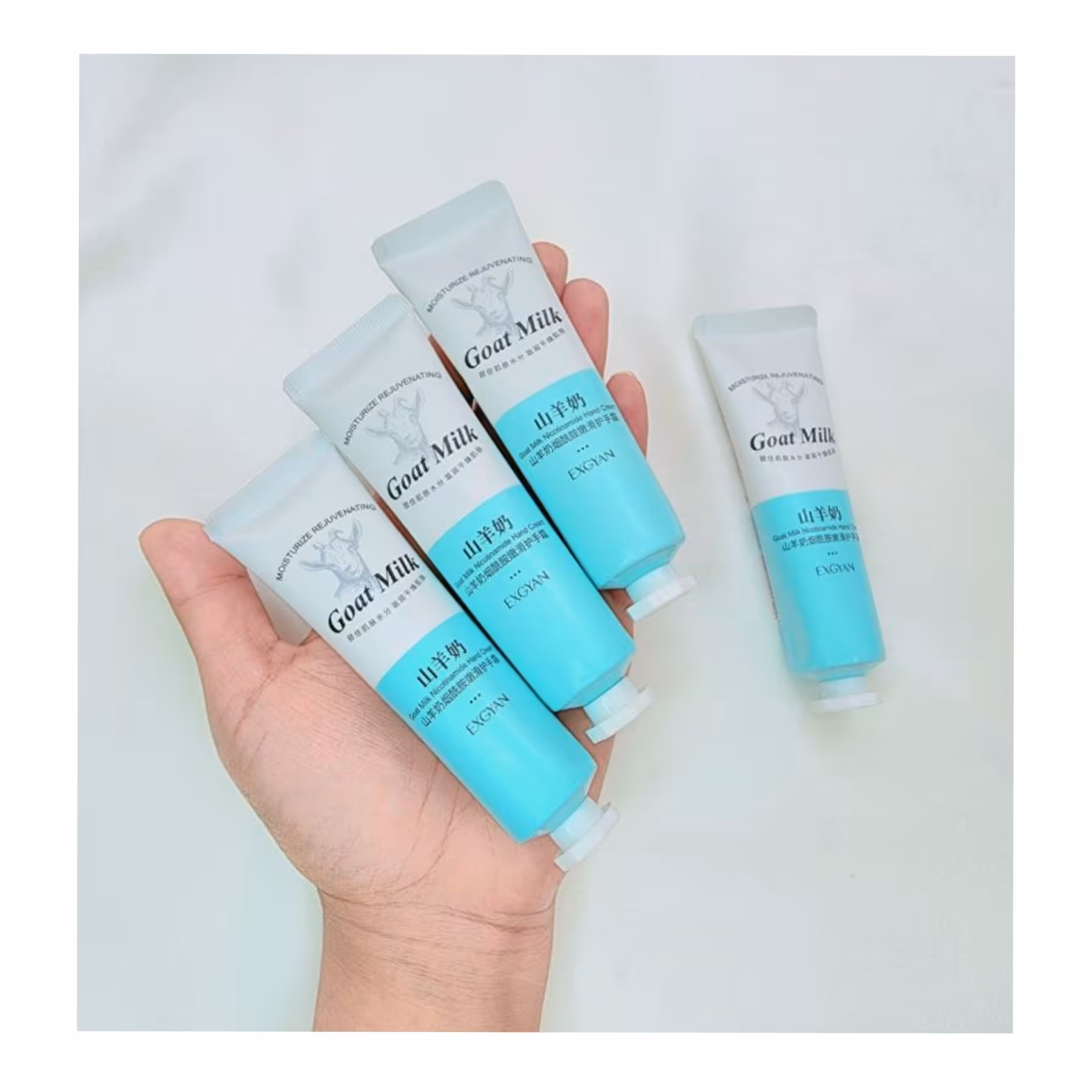 کرم دست شیر بز EXGYAN