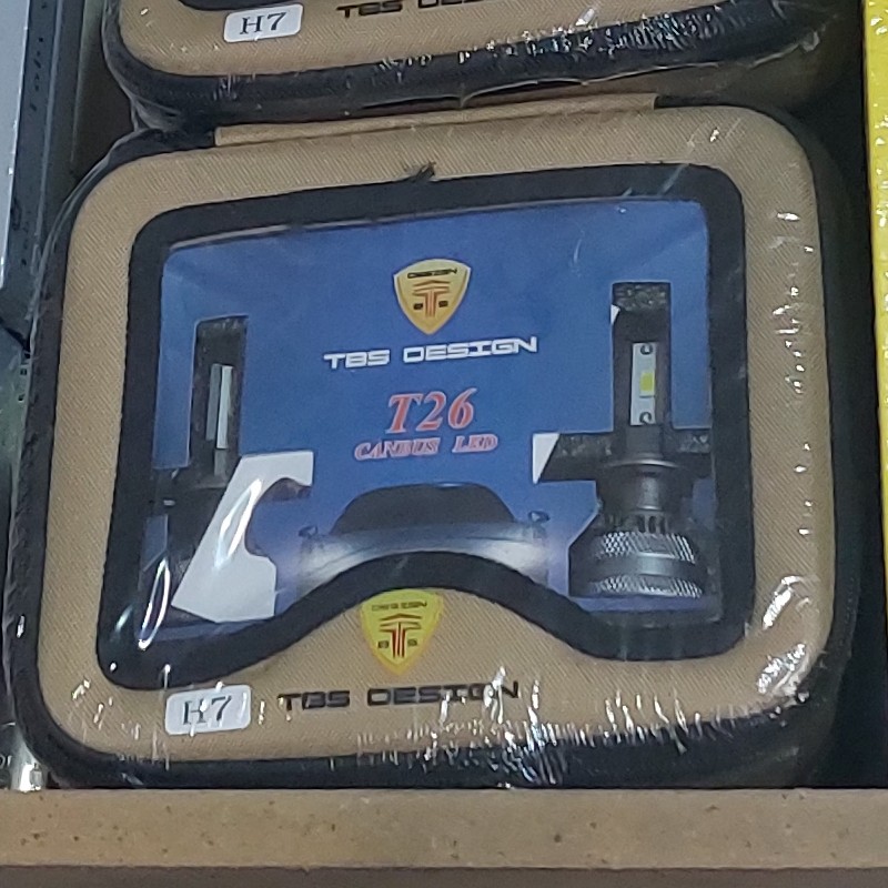 هدلایت لامپ خودرو T26رنگ سفیدضمانت6ماهه بسته2عددی پایه H7شرکت Tobys توبیس