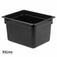 بن ماری 1/2 پلی کربنات عمق 20 مشکی بدون در