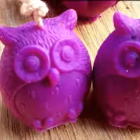 قالب سیلیکونی جغد کوچک ارتفاع 3 سانت