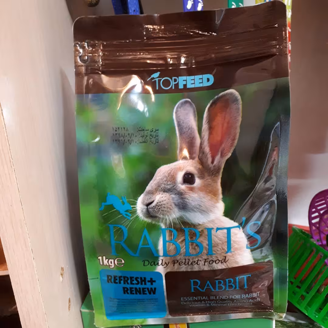 پلت تاپ فید مخصوص خرگوش یک کیلوگرمی