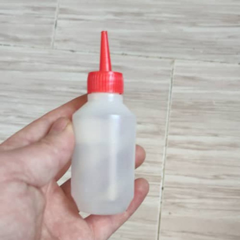 پت 80میل روغن ریز با درب سوزنی (بسته 50عددی)