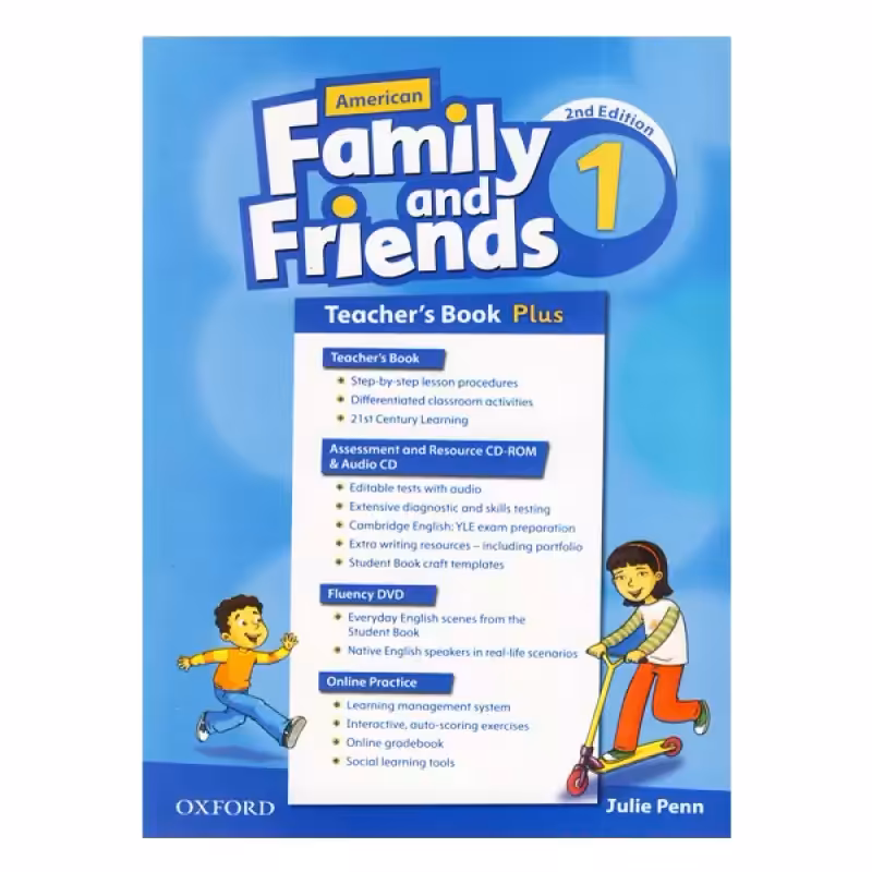 Teachers book American Family and Friends 1 Second Edition کتاب