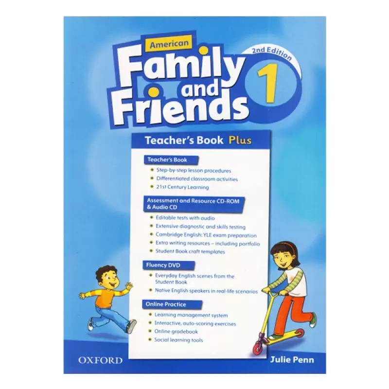 Teachers book American Family and Friends 1 Second Edition کتاب