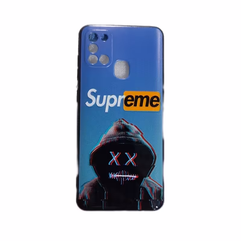 کاور  و  گارد سامسونگ A21s رنگ آبی