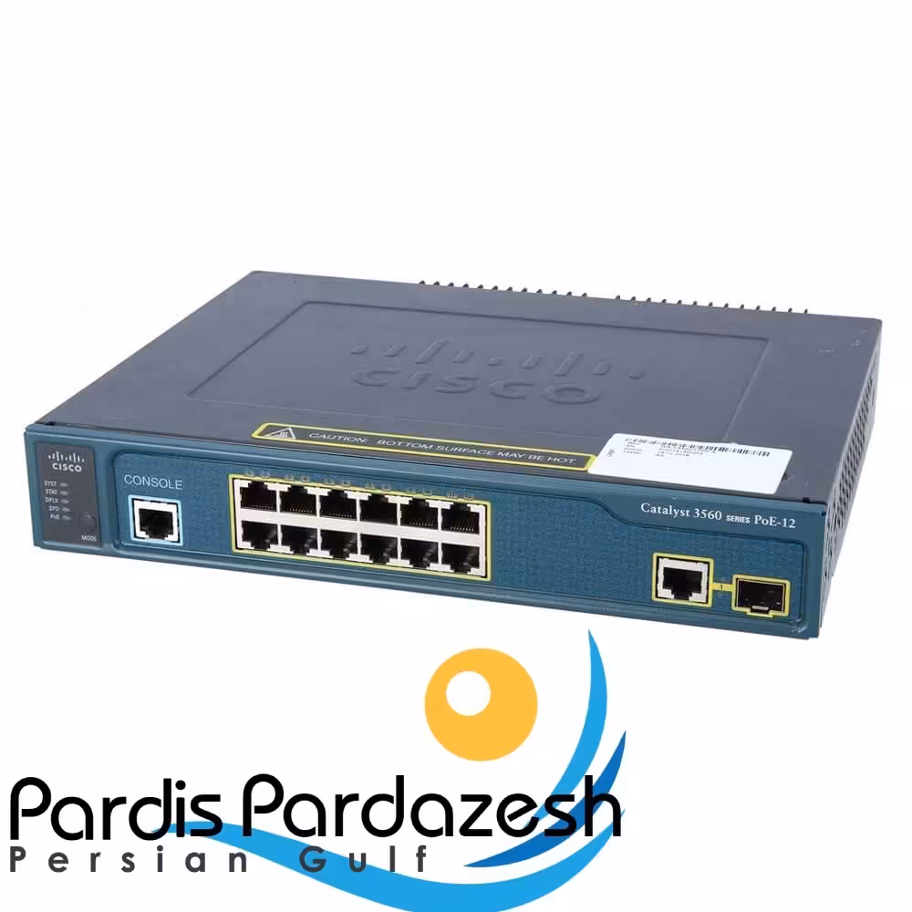سوئیچ سیسکو مدل WS-C3560-12PC-Sسوئیچ سیسکو مدل WS-C3560-12PC-S