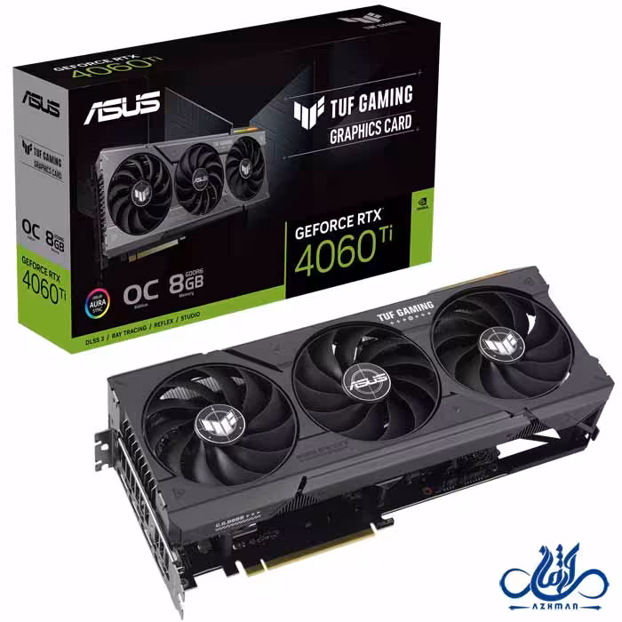 کارت گرافیک ایسوس TUF Gaming GeForce RTX 4060 Ti 8GB GDDR6 OC Edition