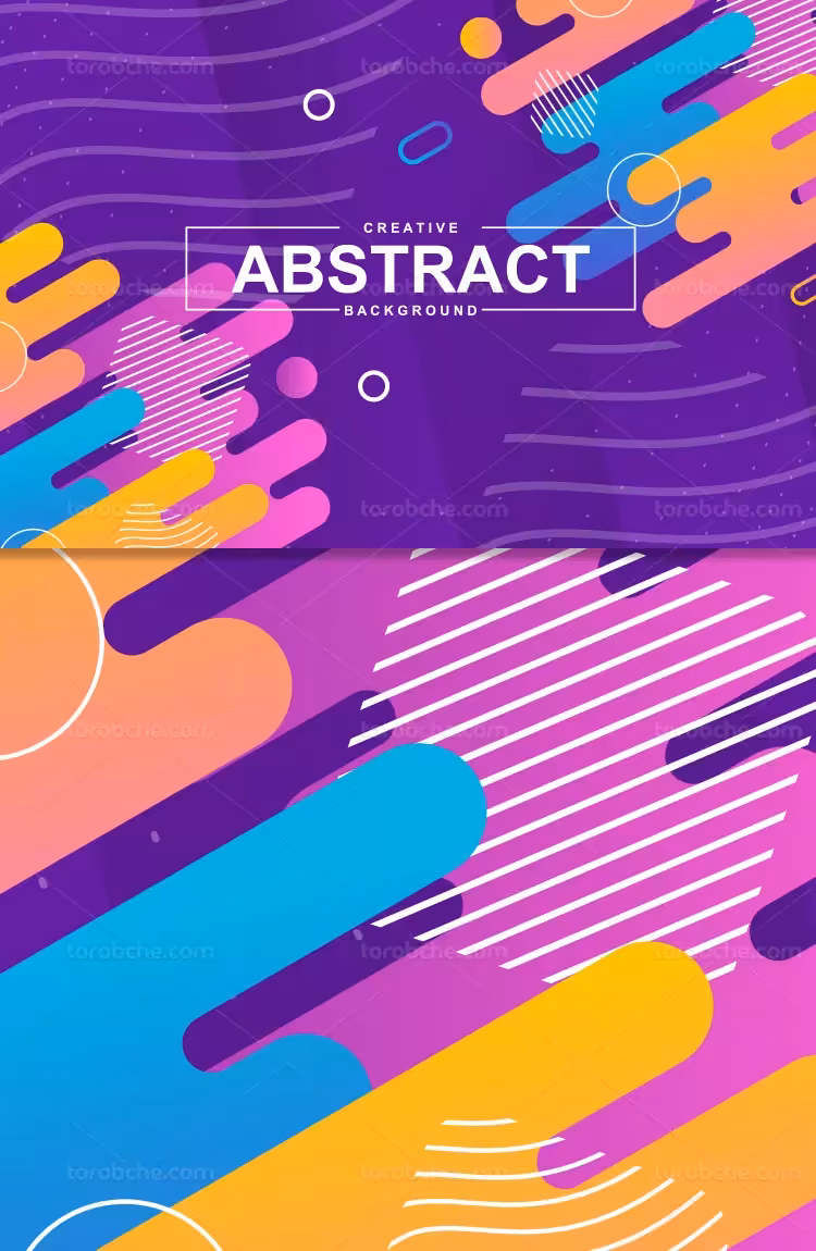 وکتور پس زمینه و بکگراند انتزاعی رنگی | گرافیک با طعم تربچه