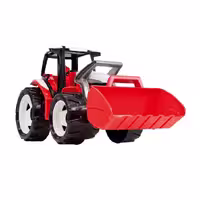 تراکتور بزرگ قرمز LENA 02055- Strong giant tractor with front loader