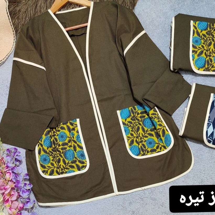 مانتو کتان نخ جنس عالی