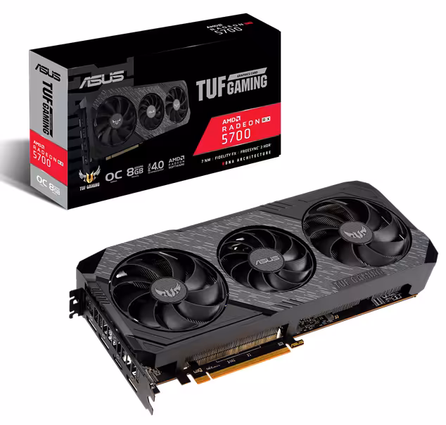 کارت گرافیک  ایسوس مدل TUF 3-RX5700-O8G-EVO-GAMING حافظه 8 گیگابایت
