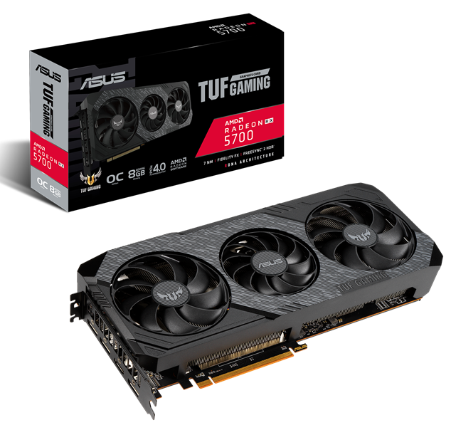 کارت گرافیک  ایسوس مدل TUF 3-RX5700-O8G-EVO-GAMING حافظه 8 گیگابایت