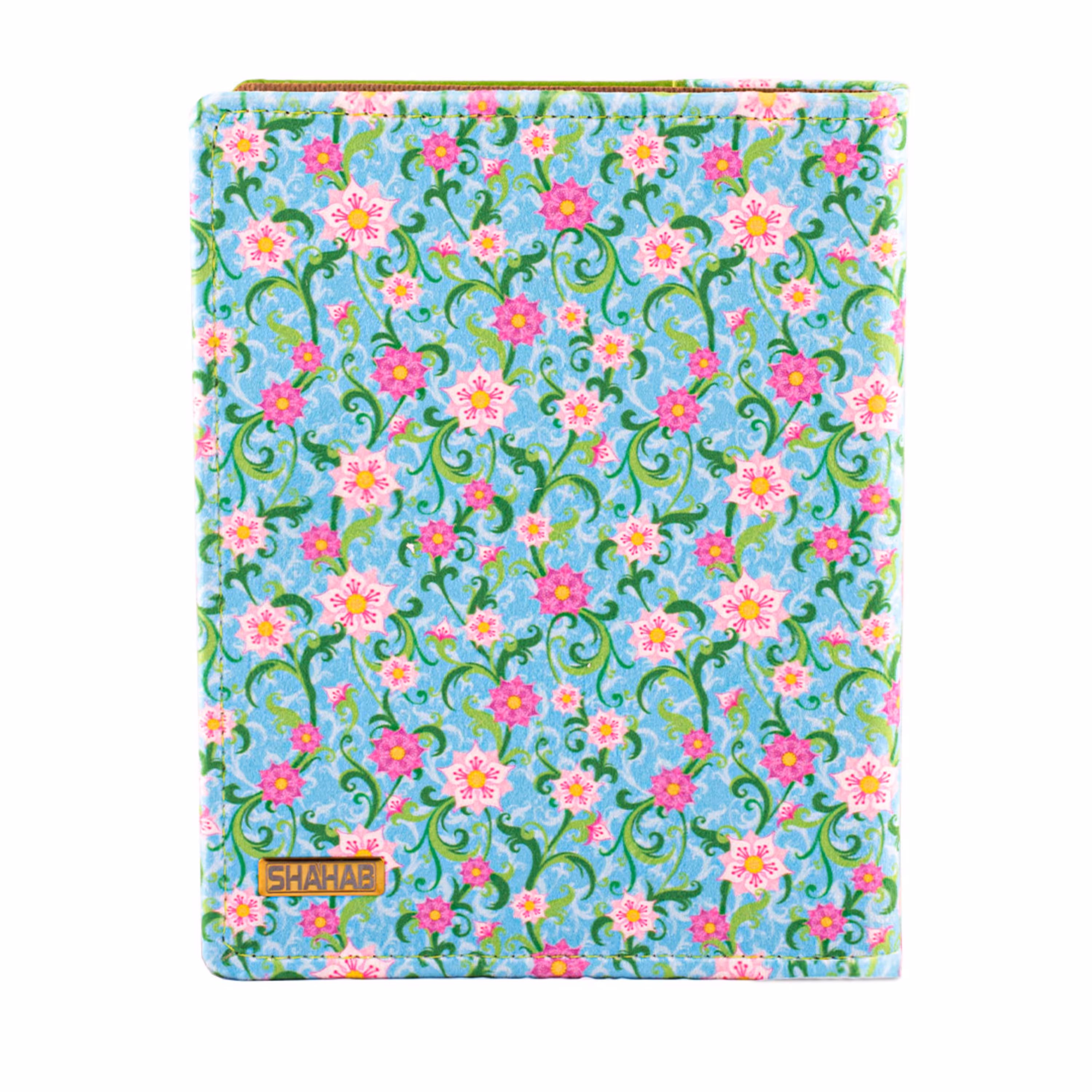 کلاسور  مدل چرم پارچه ای گلدار  20 حلقه کد L2010