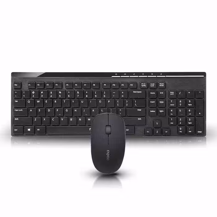کیبورد و ماوس بی سیم رپو Keyboard Rapoo X1800-W