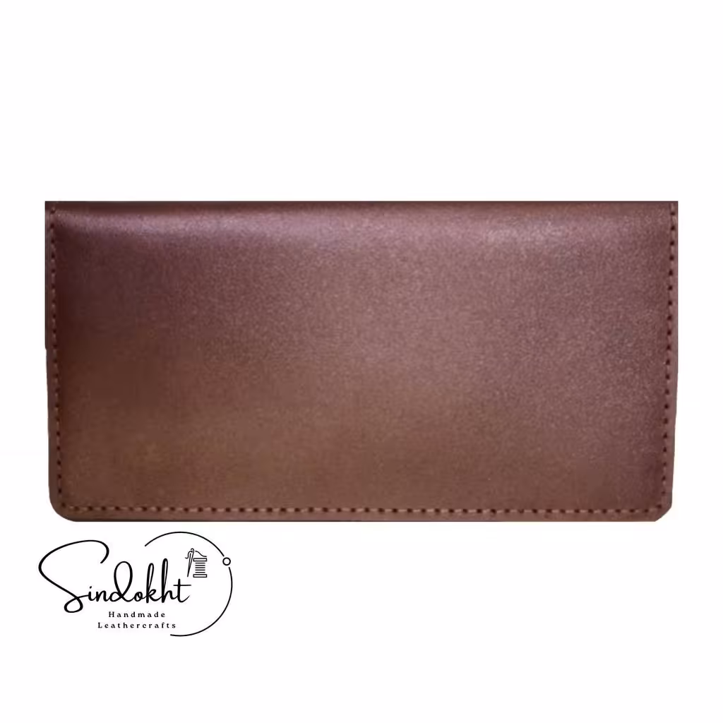 کیف پول  کتی  چرم دست دوز مردانه