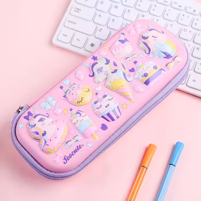 جامدادی فانتزی جلد برجسته سخت طرح اسموتی جامدادی فانتزی طرح برجسته 