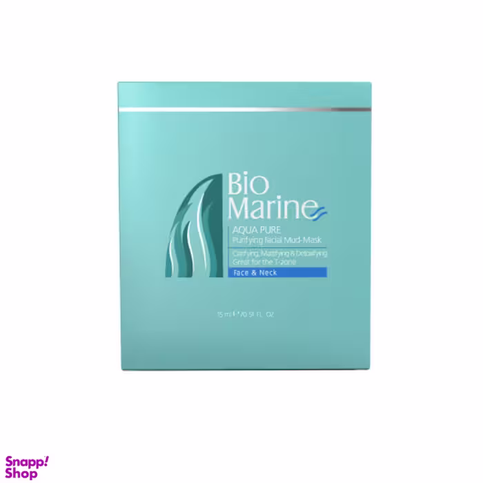 ماسک بایو مارین (Biomarine) مدل Purifying Facial Mud حجم 15 میلی‌لیتر