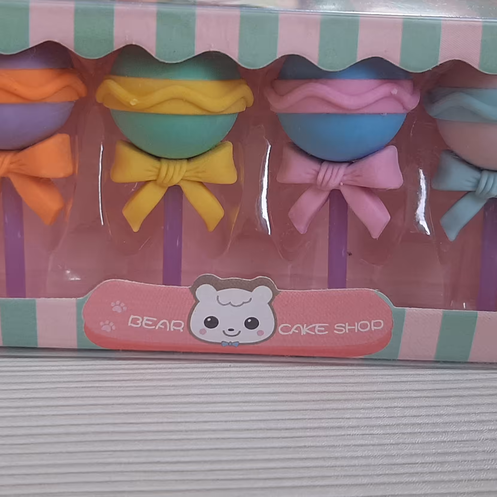 پاککن بستنی رنگارنگ فانتزی پک 4تایی