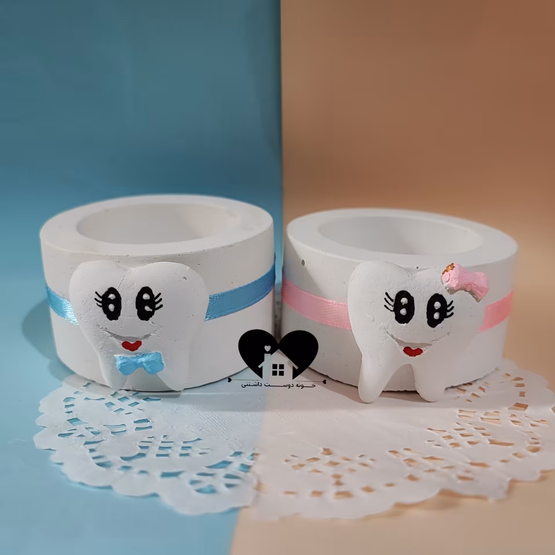 گیفت دندونی گیفت دندون جشن دندونی گیفت دندان گیفت دندانی هدیه دندون پزشکی آموزش مسواک زدن بهمراه ظرف شکلات