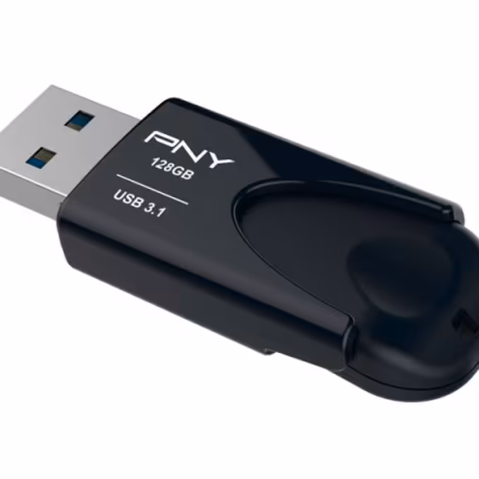  فلش مموری PNY USB3 مدل Attach 4 ظرفیت 128 گیگابایت