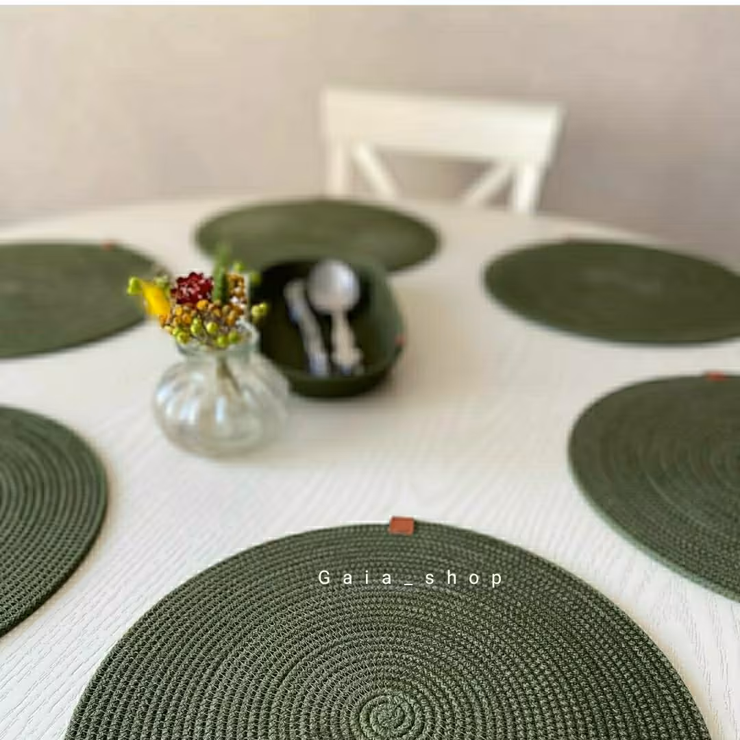 زیر بشقابی سایز بزرگ همراه با جا قاشقی