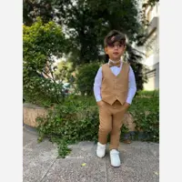 4 تیکه مجلسی پسرانه سایز 1،2 سال  تا 7 سال