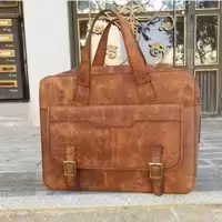 کیف اداری با چرم گاوی افکتی 