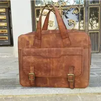 کیف اداری با چرم گاوی افکتی 