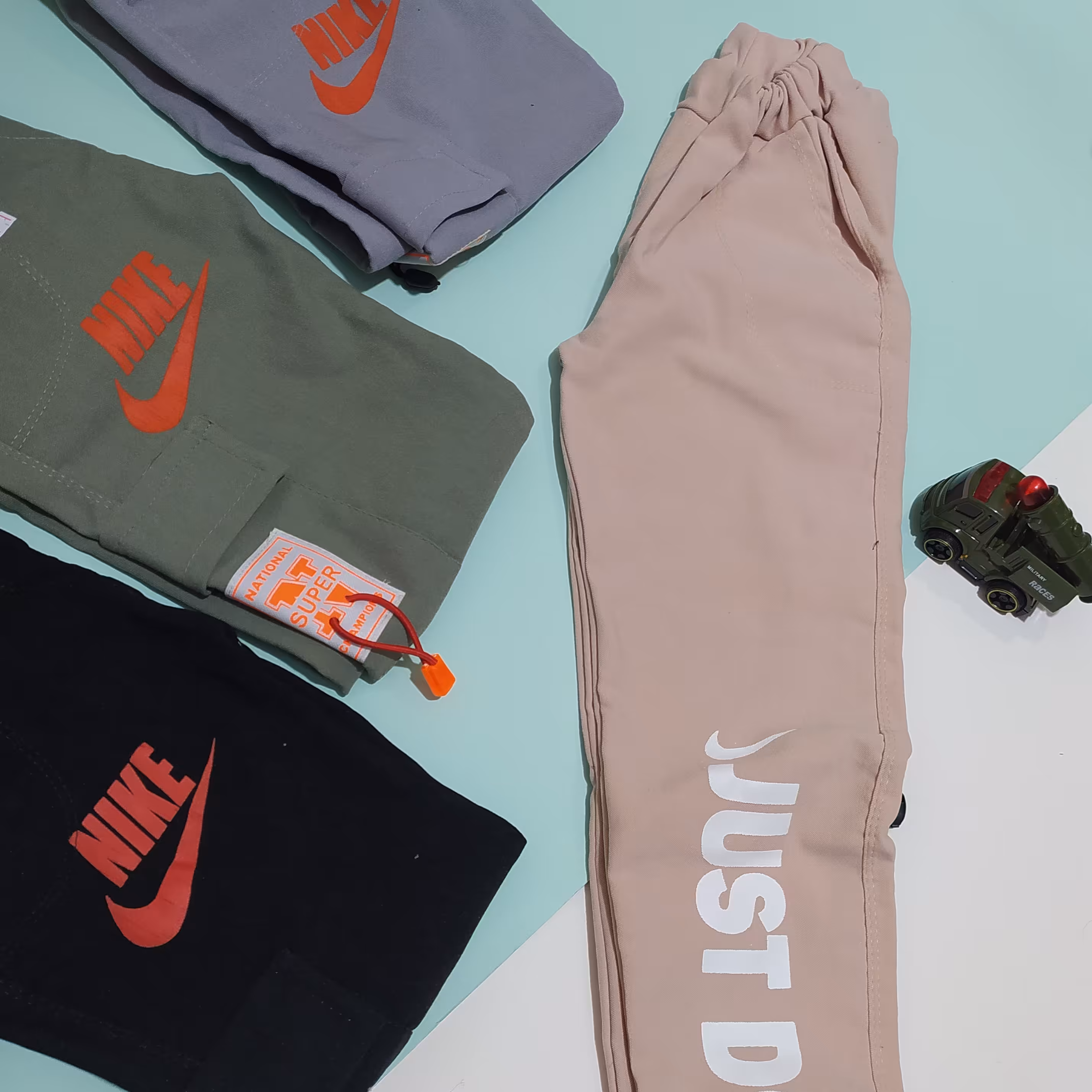 شلوار پسرانه اسلش طرح جاست دو ایت سایز 90