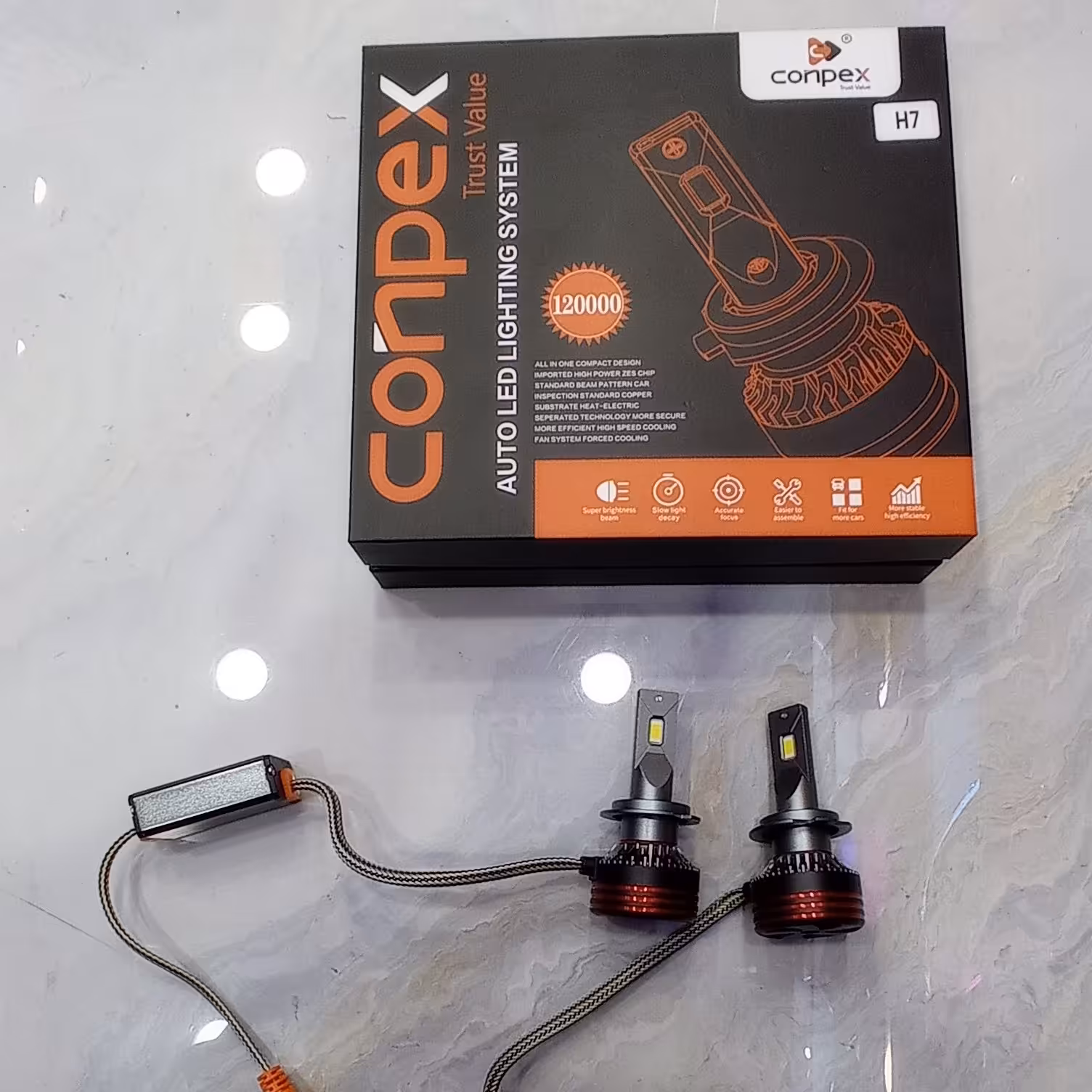 هدلایت M8pro conpexپایهH7