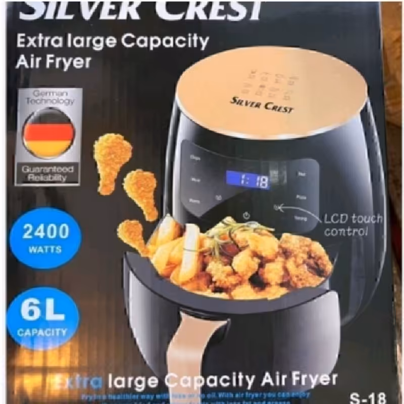 سرخ کن 6لیتری بدون روغن سلیور کرست