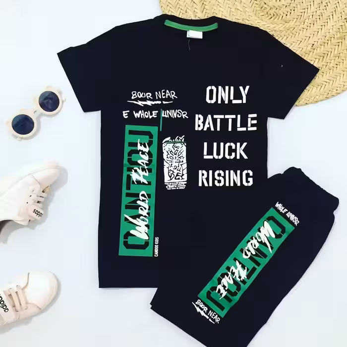 ست تیشرت و شلوارک battle- پوشاک بنیا 