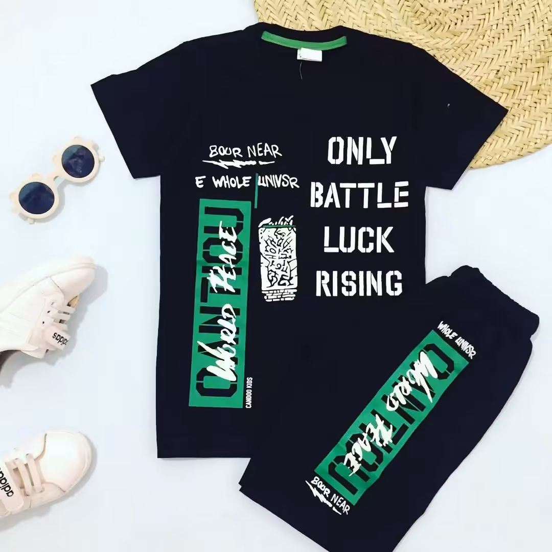 ست تیشرت و شلوارک battle- پوشاک بنیا 