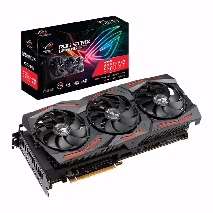 کارت گرافیک ایسوس ROG STRIX RX 5700 XT O8G GAMING