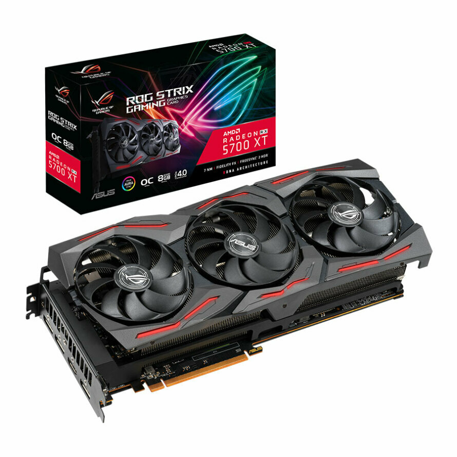 کارت گرافیک ایسوس ROG STRIX RX 5700 XT O8G GAMING