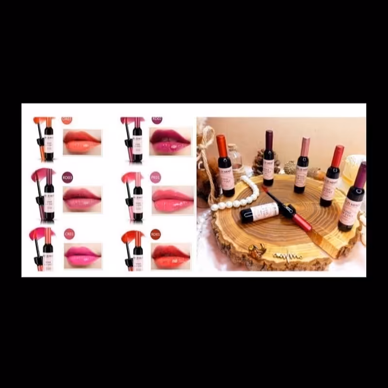 تینت لب طرح شامپاین