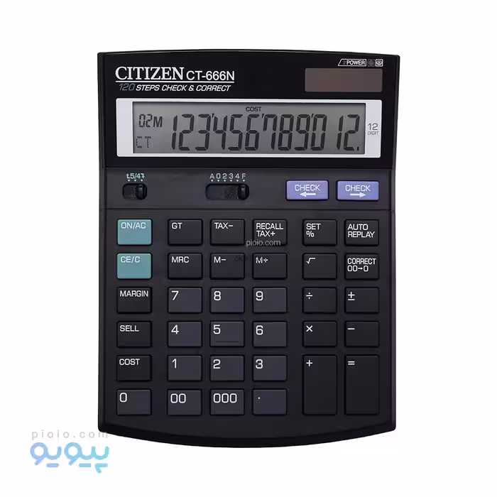 ماشین حساب CITIZEN مدل CT-666N عمده و کارتنی