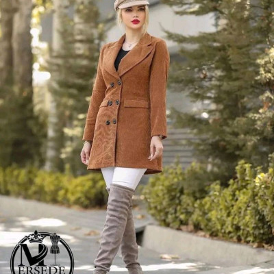 مانتو کبریتی کمندلایه کوبی شده